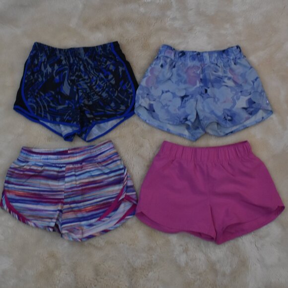 Nike Old Navy Girls Athletic Shorts Size 8 Medium Lot of 4 - Picture 1 of 8